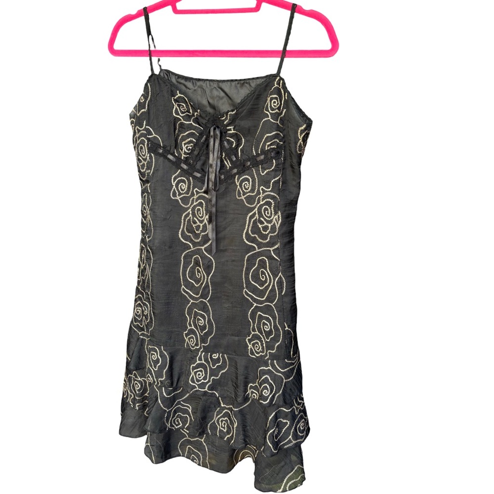 Y2K Black Dress